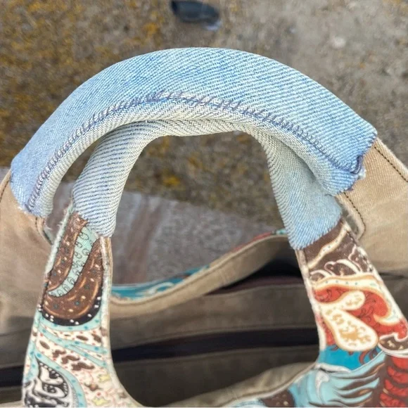 Paisley Multicolor Tote Boho Bag POCKETS POCKETS POCKETS Diaper Bag??? - Picture 4 of 14